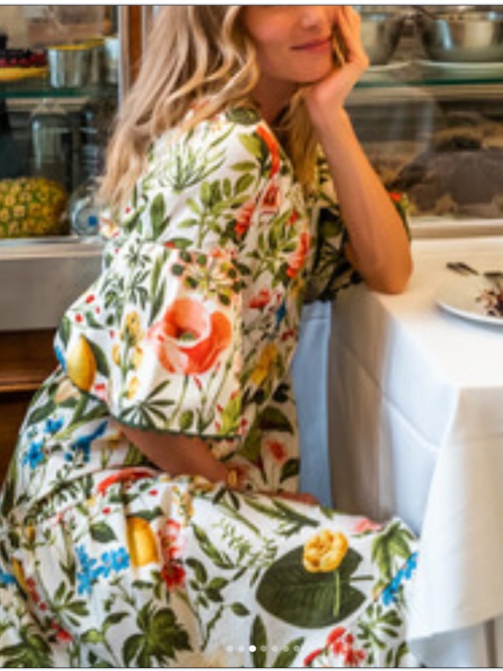 Tuckernuck Blooming Botanical Dress NWT Size M - Picture 5 of 6